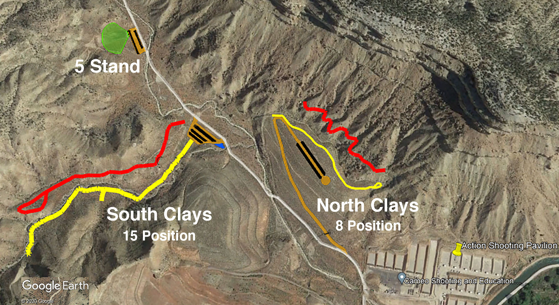 Sporting Clays Map