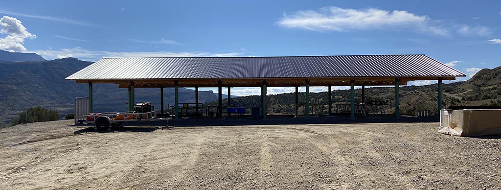 View from Lot With Roof