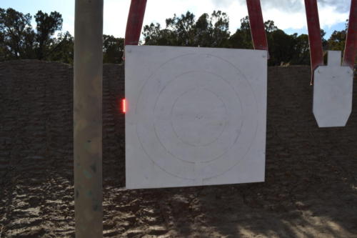 LRP 2000 yard target showing flasher in operation